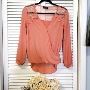 Lace Sholder Blouse